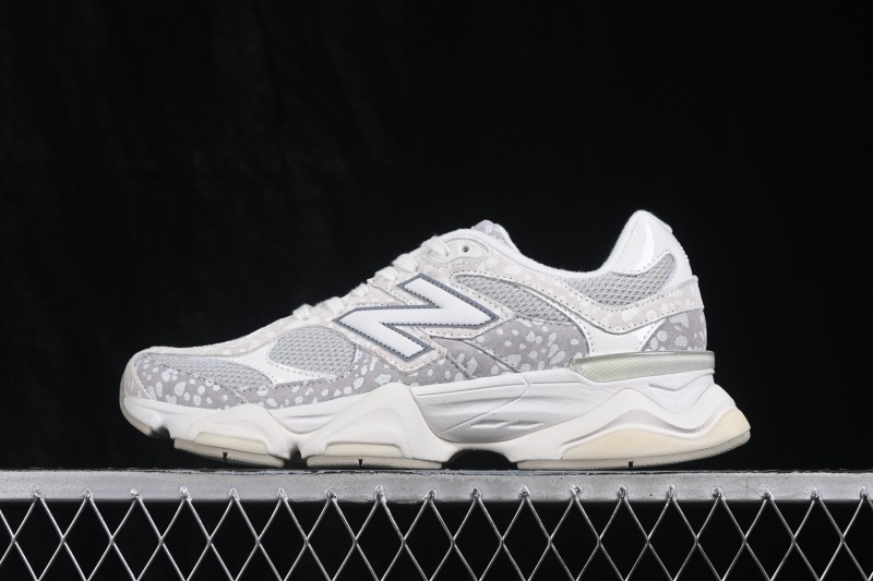 New Balance 9060 Retro Running Shoes with Suede and Mesh Upper - U9060GE