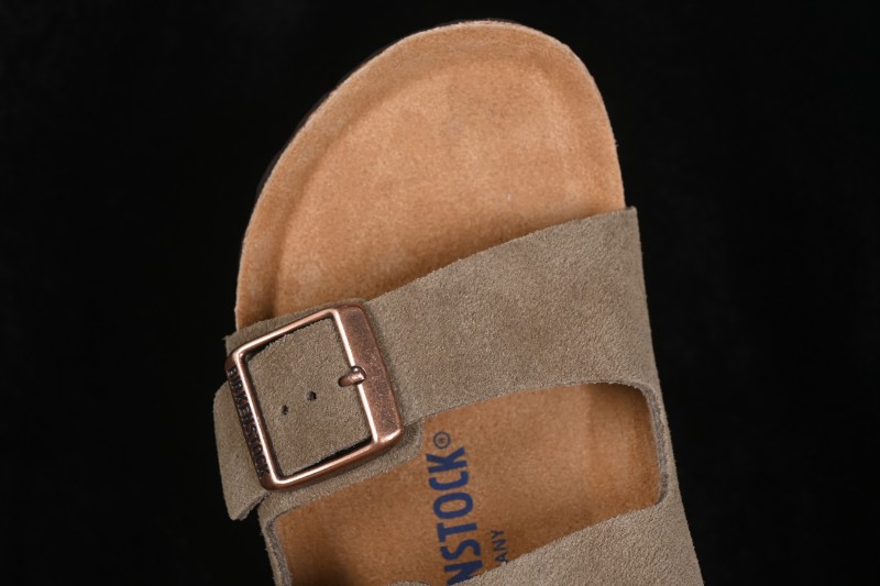 Birkenstock Arizona Soft Footbed Sandals with Sheepskin Lining and Cork-Latex Sole - 0951301