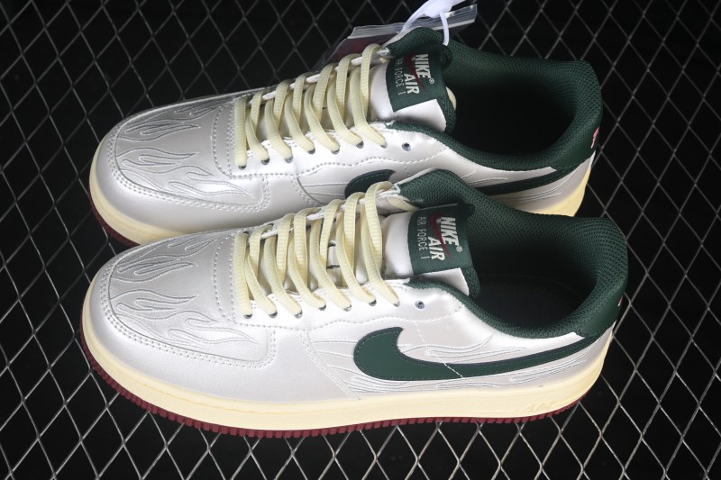 Nike Air Force 1 '07 Low Basketball Lifestyle Sneakers with Full-Length Air Cushion - IR5896-030