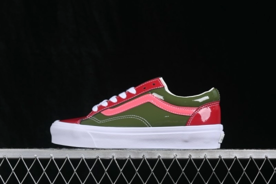 Vans Old Skool Patent Leather Low-Top Casual Skateboarding Shoes - VN000E8VCCZ