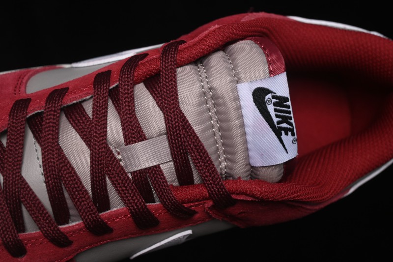 Nike SB Dunk Low White Red Low-Top Skateboarding Shoes - IB6399-004