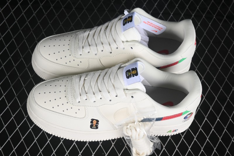 Nike Air Force 1 '07 Low World Cup Theme Casual Sneakers - DW8806-014