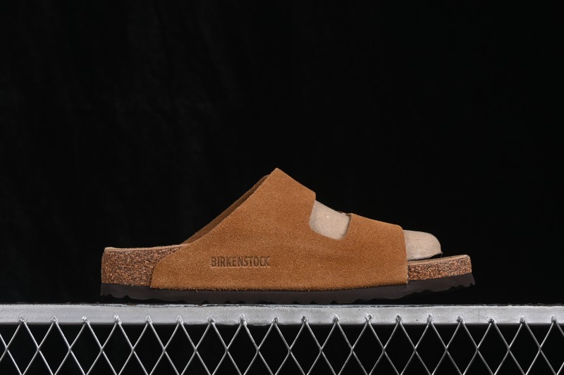 Birkenstock Arizona Soft Footbed Sandals with Sheepskin Lining and Cork-Latex Sole - 1009526