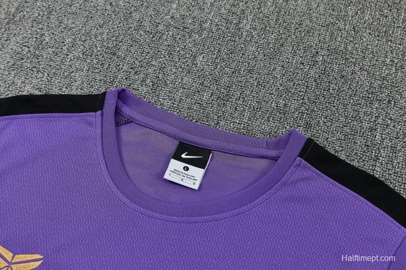 26/27 Barcelona Purple & Black Short Sleeve+Soccer Shorts