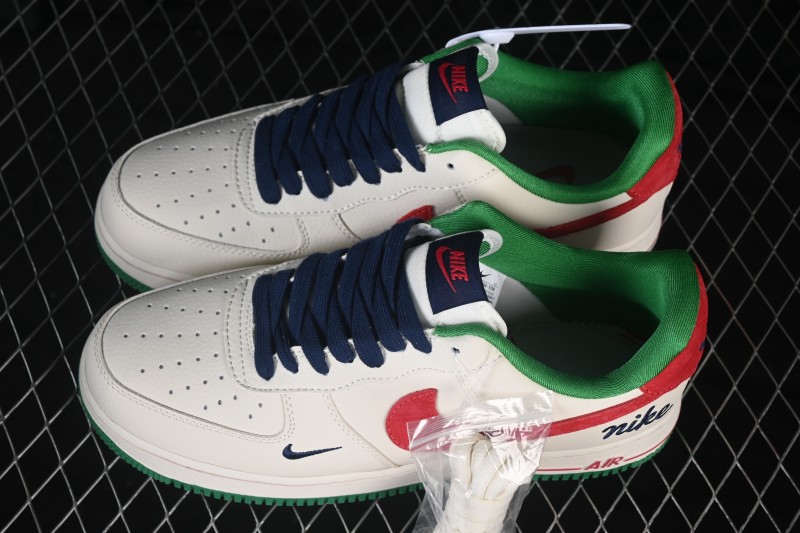 Nike Air Force 1 '07 Low Casual Skateboarding Shoes with Full-Length Air Cushion - FV3694-108