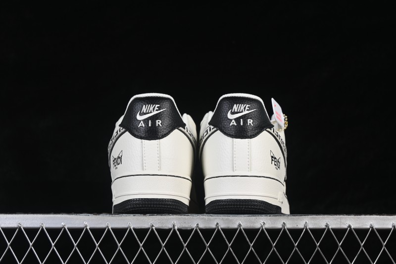 Nike Air Force 1 '07 Low Fendi-Inspired Cream Marble Casual Sneakers - XY9025-020