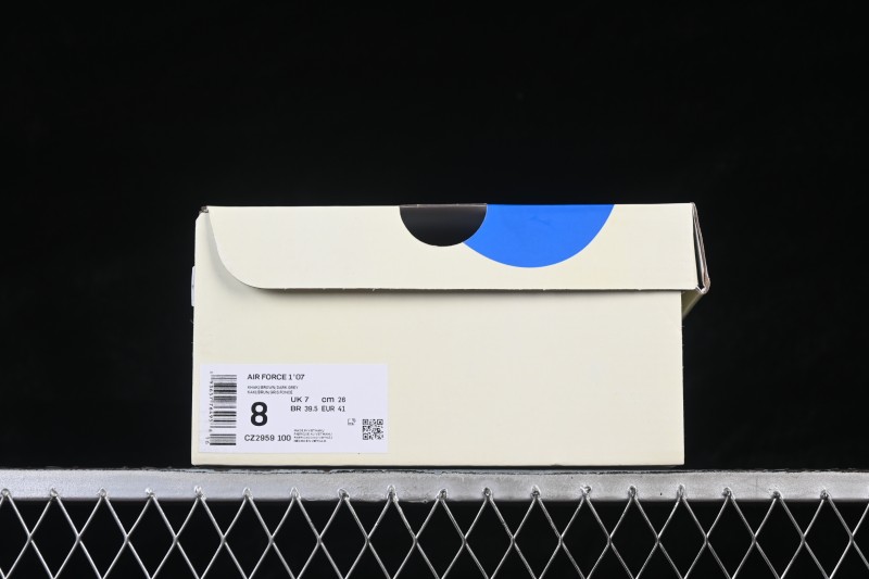 Nike Air Force 1 '07 Low Collaboration White Blue Red Black Low-Top Casual Skateboarding Shoes - CZ2959-100