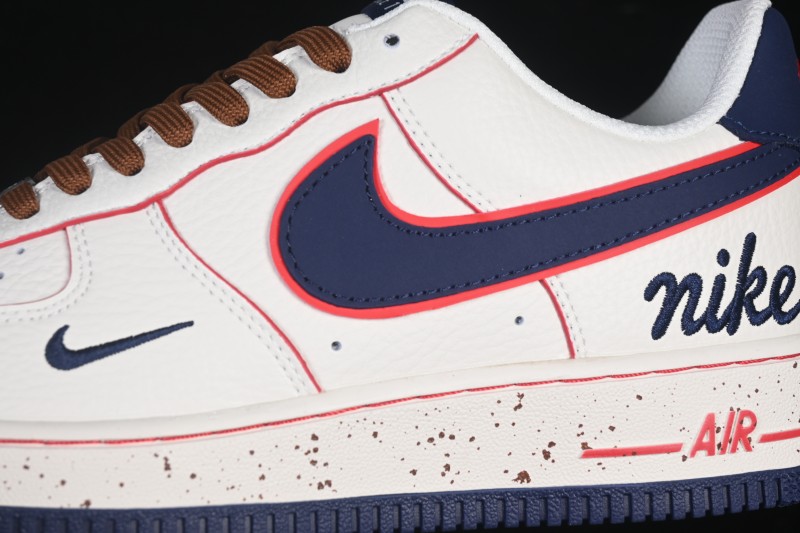 Nike Air Force 1 '07 Low Casual Sneakers with Multicolor Accents - NH0601-545