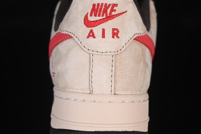 Nike Air Force 1 '07 Low Chinese New Year Limited Edition Light Khaki Casual Sneakers - XD0028-020