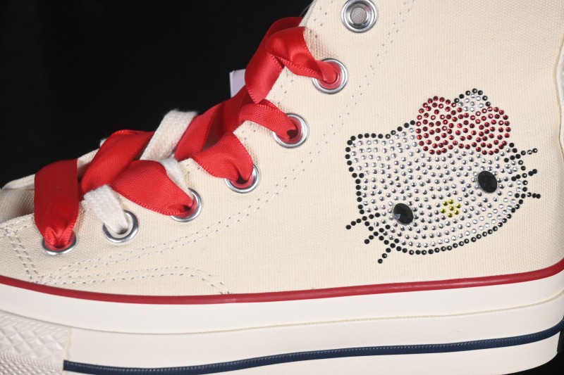 Converse 1970s Hello Kitty Limited Edition High-Top Casual Skate Shoes - 162053C