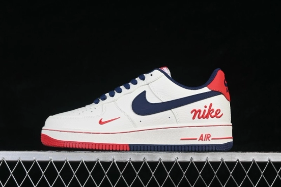 Nike Air Force 1 '07 Low Casual Sneakers with Classic Colorblocking - NH0601-544