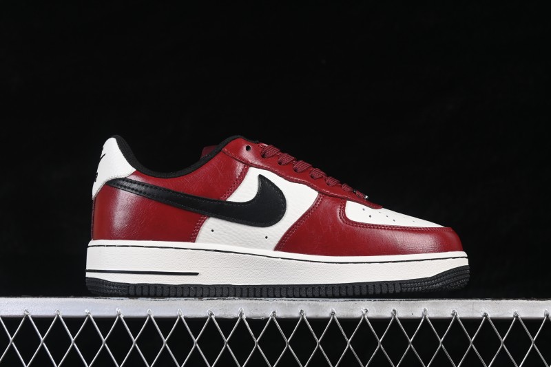 Nike Air Force 1 '07 Low Lunar New Year Edition Basketball Sneakers with Premium Leather Upper - HF3148-102