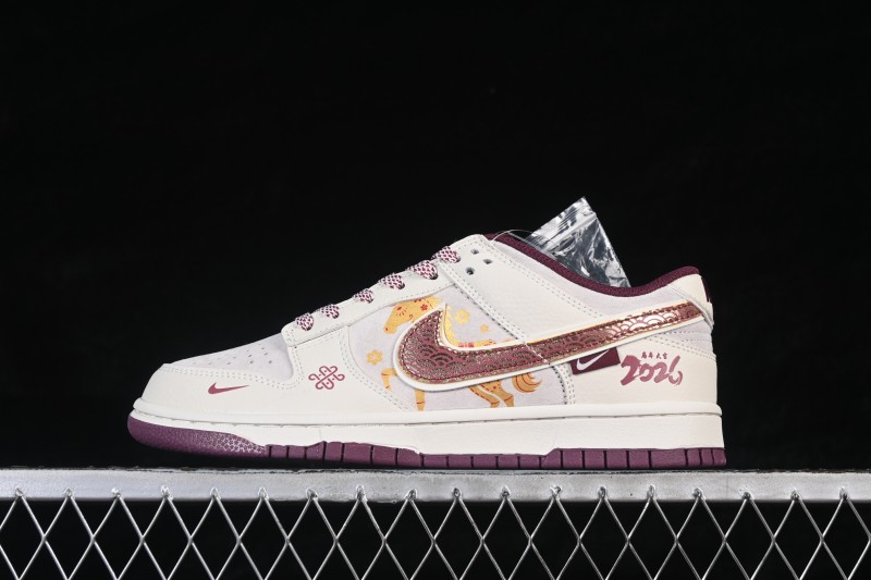 Nike SB Dunk Low Year of the Horse Chinese Heritage Lifestyle Low-Top Skate Shoes - DN3168-023