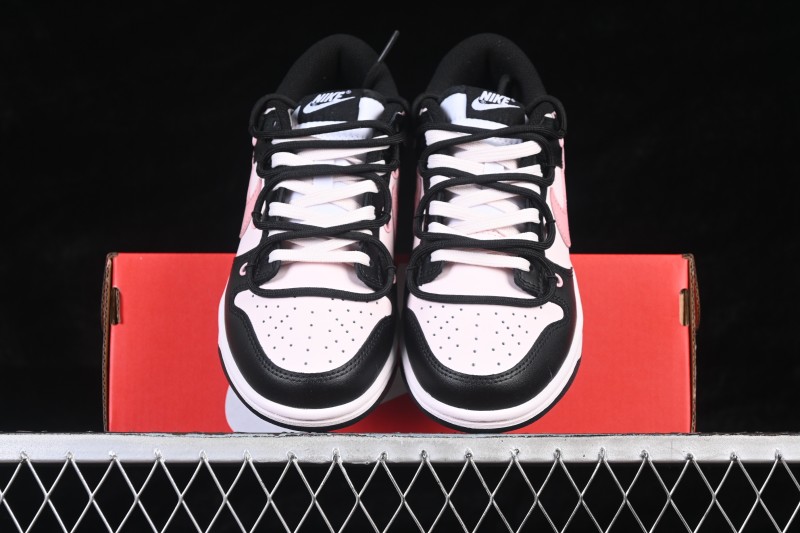 Nike SB Dunk Low Raspberry Black Pink Deconstructed Strap Casual Skateboarding Shoes - BP1120-059