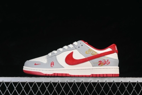 Nike SB Dunk Low Year of the Horse Premium Custom Low-Top Casual Skateboarding Shoes - MZ9588-852