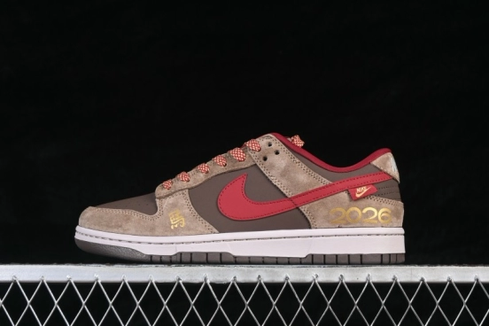 Nike SB Dunk Low Chinese New Year Year of the Horse Limited Edition Low-Top Casual Skateboarding Shoes - HT5088-652