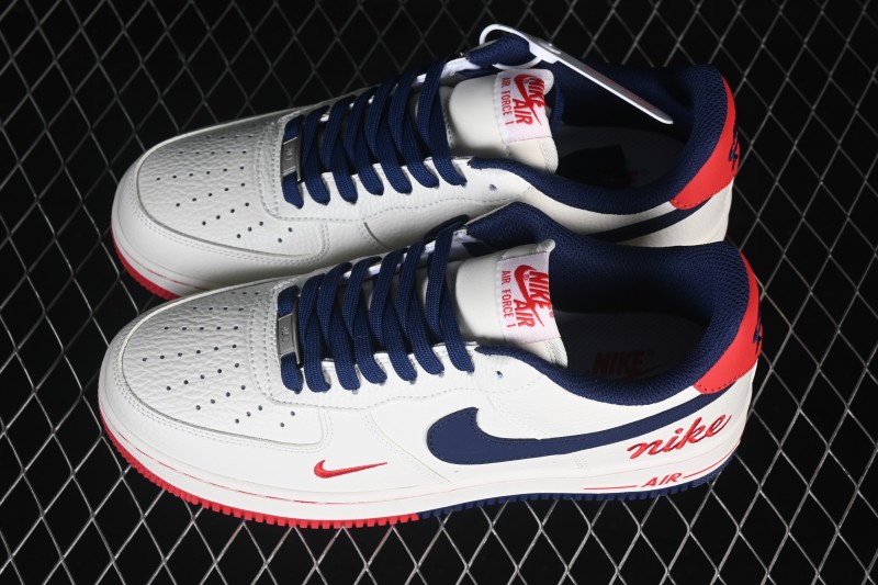 Nike Air Force 1 '07 Low Casual Sneakers with Classic Colorblocking - NH0601-544