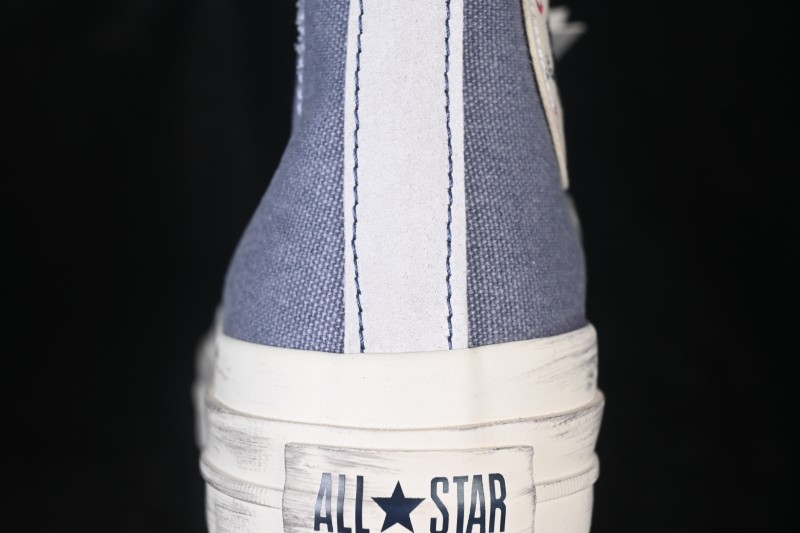 Converse Chuck 70 High-Top Canvas Sneakers with Suede Star Logo - A19148C
