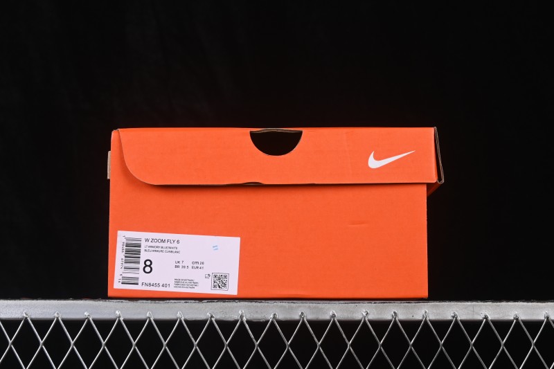 Nike Zoom Fly 6 Running Shoes with Flyknit Upper and Carbon Fiber Plate - FN8455-401