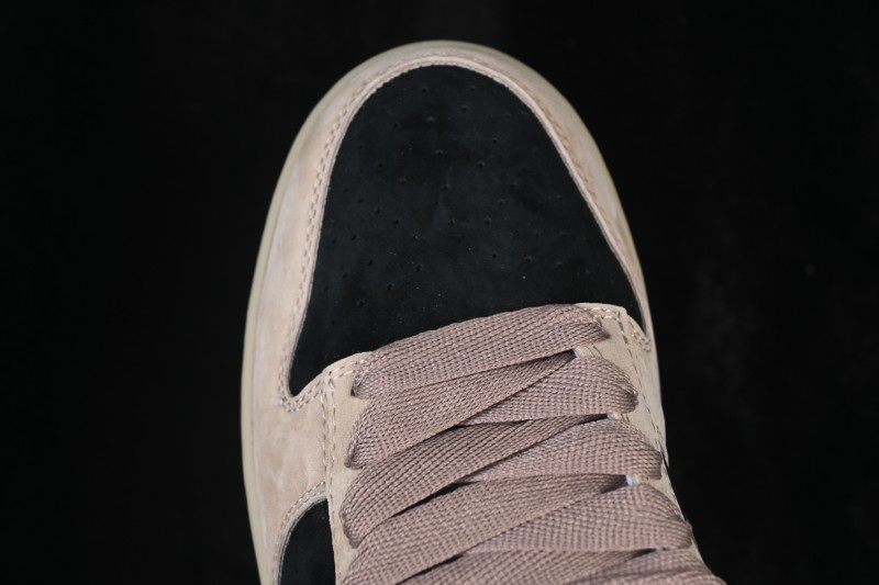 Nike SB Dunk Low Khaki Black Grey Premium Skateboarding Shoes - HJ0367-200