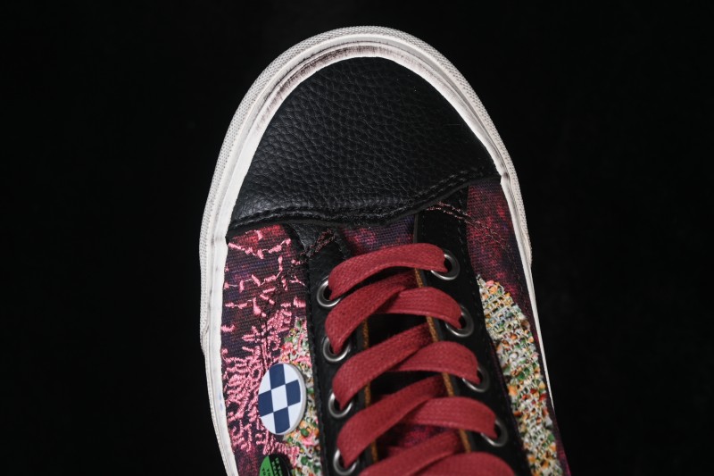 Vans Premium Old Skool 36 Distressed Vintage Skate Sneakers with Logo Accent - VN000D9RERG