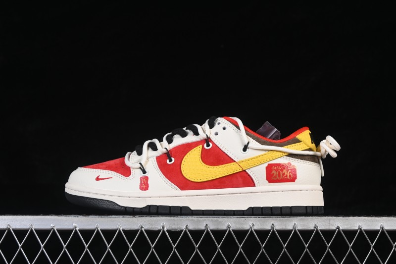 Nike SB Dunk Low Retro Skateboarding Shoes with Color Block Design - YX5066-C65