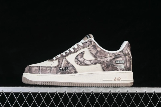 Nike Air Force 1 '07 Low Triple Collaboration Autumn Woodland Casual Sneakers - DF0188-125