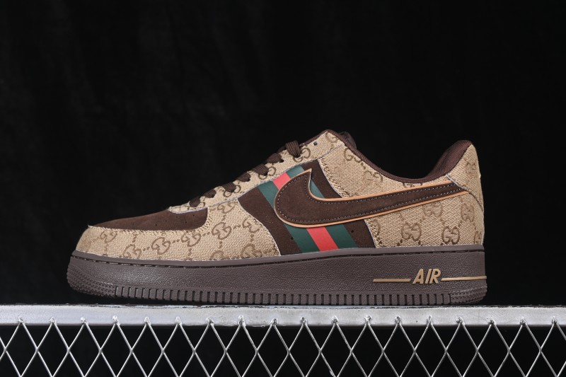 Nike Air Force 1 '07 Low Basketball Lifestyle Shoes with Full-Length Air Cushion - FV3694-117