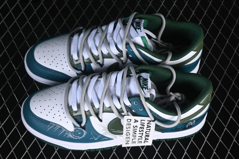 Nike SB Dunk Low Lace-Up Casual Skateboarding Shoes - DD1391-101