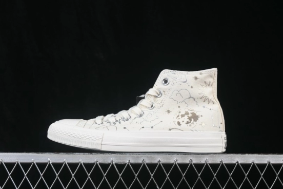 Converse All Star High-Top Casual Canvas Shoes with Star Constellation Print - A23869C