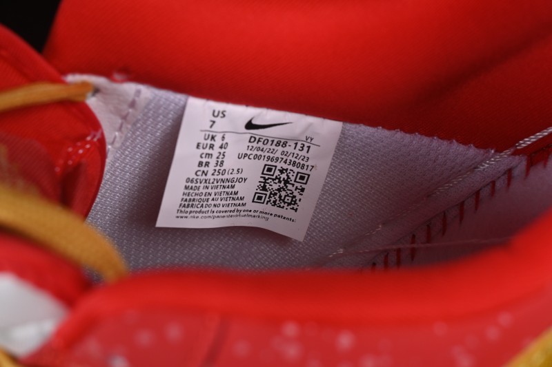 Nike Air Force 1 '07 Low Chinese New Year Limited Edition White Red Gold Splatter Low-Top Casual Skateboarding Shoes - DF0188-131