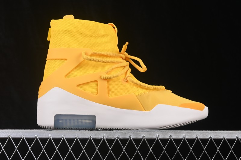 Nike Air Fear of God 1 String High-Top Basketball Sneakers with Double Zoom Air Cushioning - AR4237-700