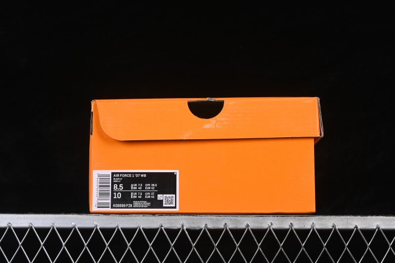 Nike Air Force 1 '07 Low Basketball Shoes with Classic Black White Grey Colorway - KG6699-F28