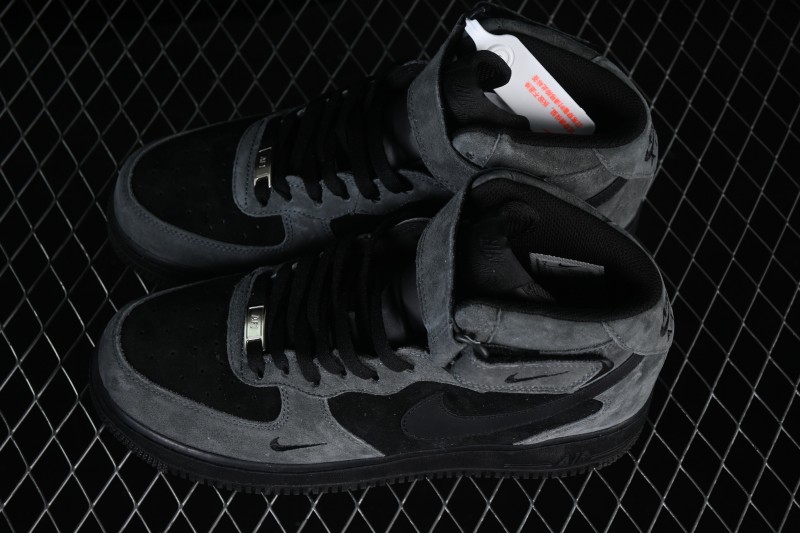 Nike Air Force 1 '07 Mid Basketball Sneakers with Full-Length Air Cushion - ZH0316-167
