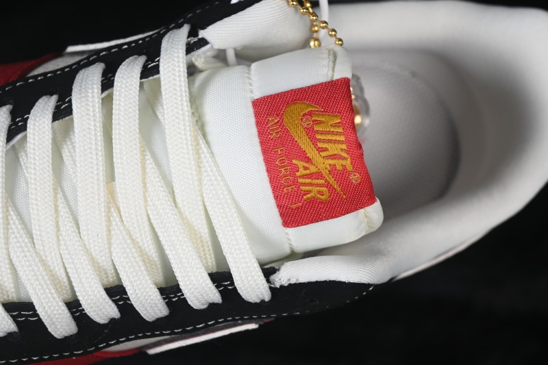 Nike Air Force 1 '07 Low Chinese New Year Edition Black Red Lucky Money Casual Skateboarding Shoes - DF0188-129
