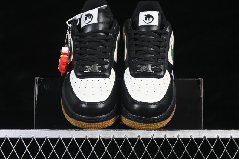 Nike Air Force 1 '07 Low Year of the Horse Limited Edition Black Cream Casual Sneakers - XY9025-005
