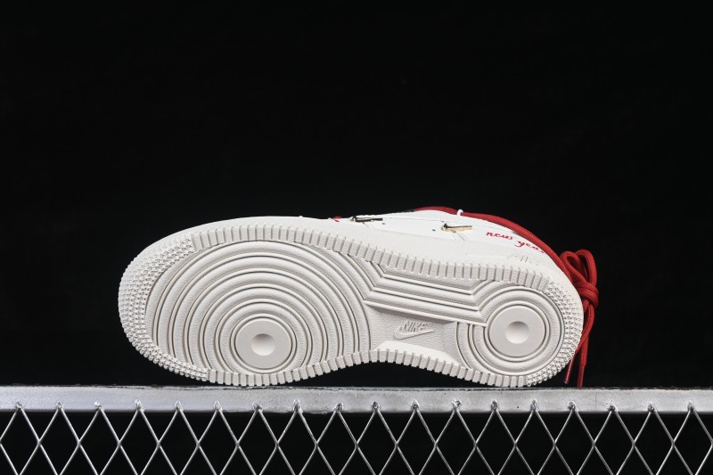 Nike Air Force 1 '07 Low Chinese New Year Casual Sneakers with Festive Embroidery - FV3654-111