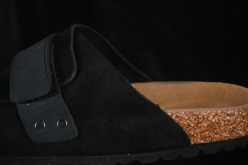 Birkenstock Sheepskin Lined Shearling Sandals with Cork-Latex Footbed - 1015573