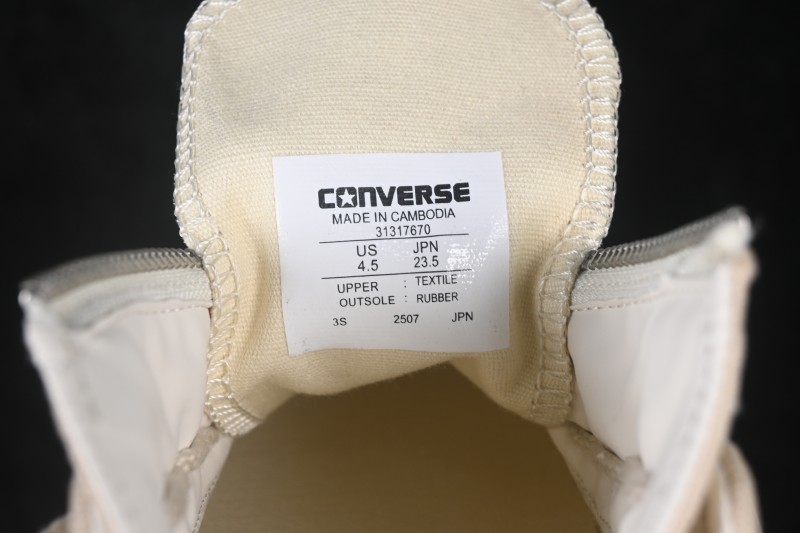 Nonnative x Converse All Star Gore-Tex Centerzip OX Collaborative Comfortable Breathable Casual Canvas Shoes - M.C3