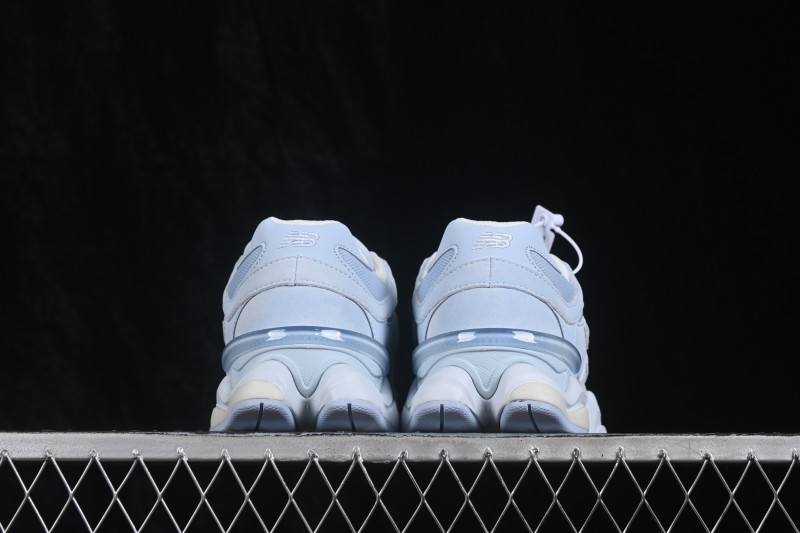 New Balance 9060 Retro Running Shoes with ABZORB Cushioning and Suede Overlays - U90607KM