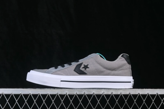 Converse Sport Casual Round-Toe Low-Top Canvas Shoes with Lace-Up Design - A10548C