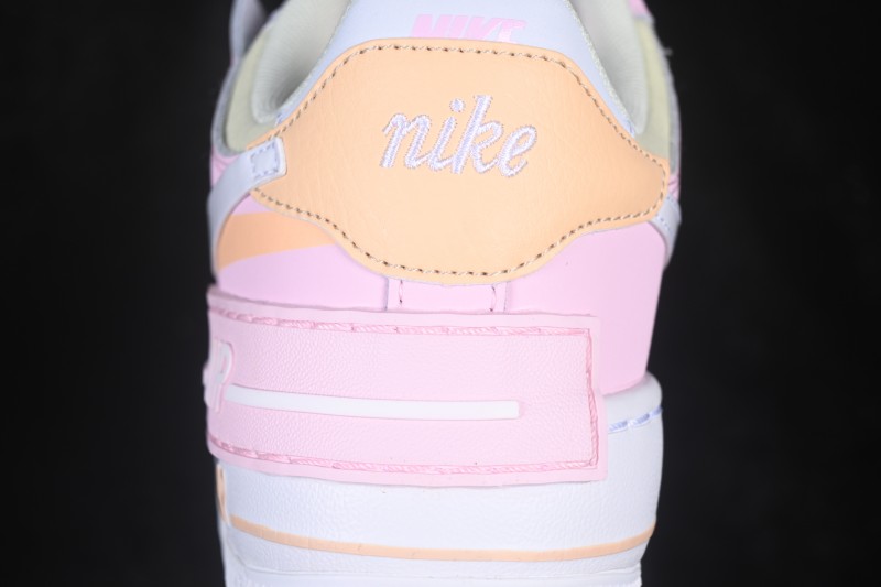 Nike Air Force 1 Shadow Lightweight Elevated Low-Top Casual Sneakers - DZ1847-600