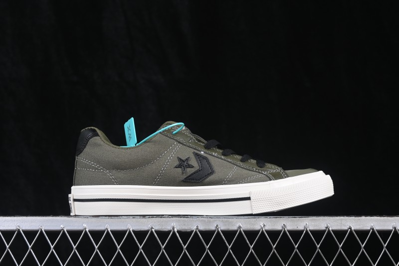 Converse Sport Casual Round-Toe Low-Top Canvas Shoes with Lace-Up Design - A12748C