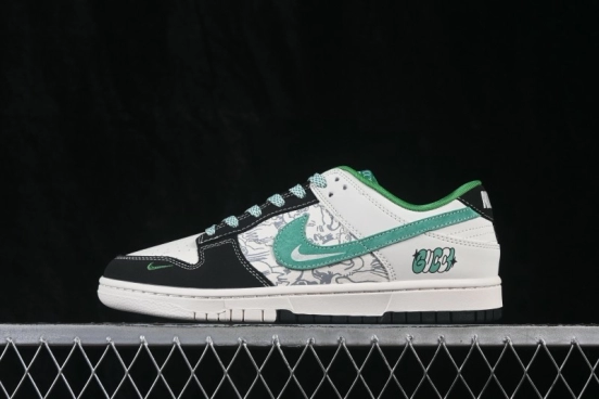 Nike SB Dunk Low Premium Custom Skateboarding Shoes with Clean Suede Detailing - DZ1314-018