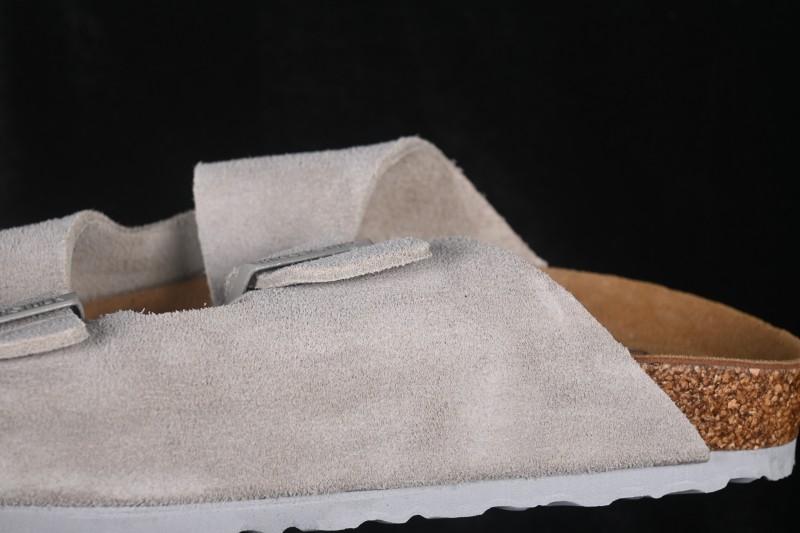 Birkenstock Shearling-Lined Slide Sandals with Cork-Latex Footbed - 1009527
