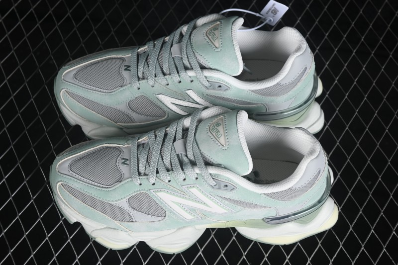 New Balance 9060 Retro Running Shoes with ABZORB Cushioning and Suede Overlays - U90608Z4