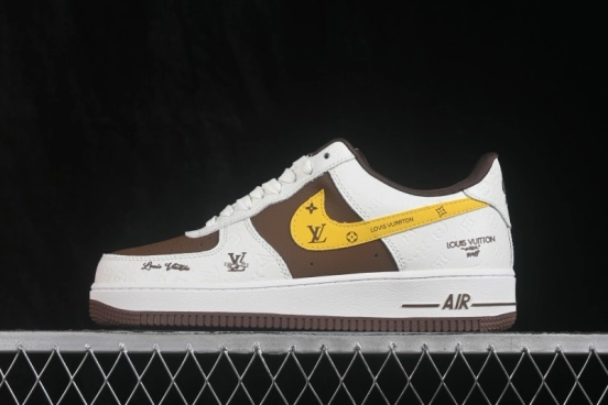 Nike Air Force 1 '07 Low Casual Skateboarding Shoes with Full-Length Air Cushion - WY0655-108