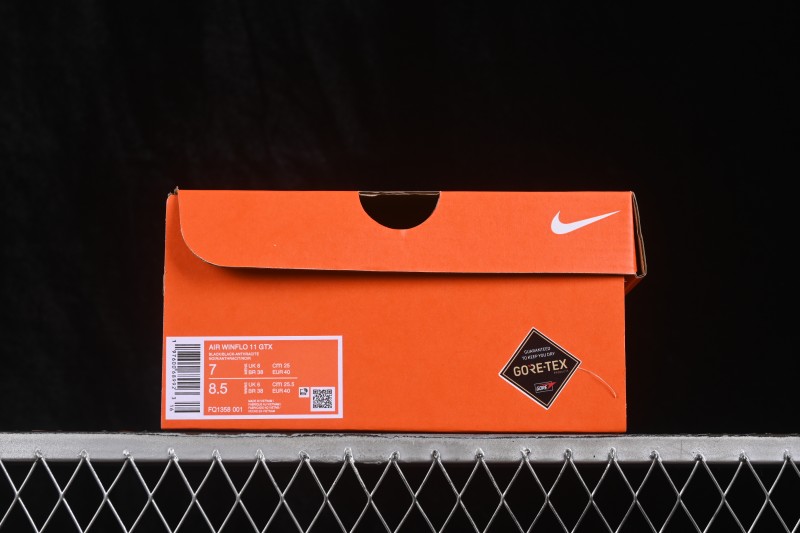 Nike Winflo 11 GTX Running Shoes with Air Cushion and Breathable Design - FQ1358-001