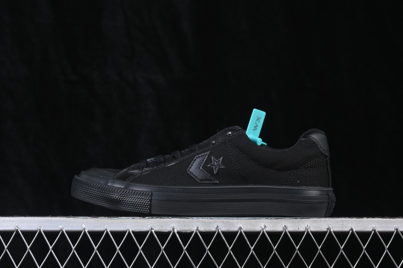 Converse Sport Casual Round-Toe Low-Top Canvas Shoes with Lace-Up Design - A12332C