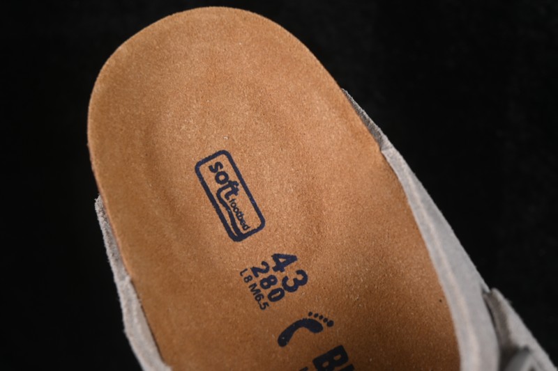 Birkenstock Shearling-Lined Slide Sandals with Cork-Latex Footbed - 1009527
